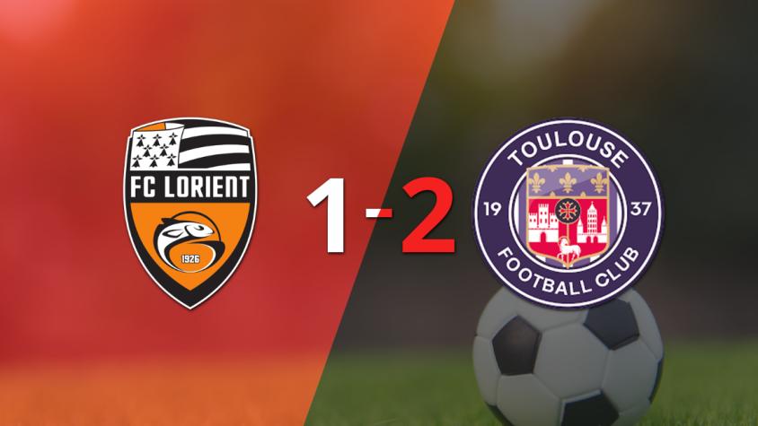 Toulouse voltea el marcador y triunfa 2 a 1 ante Lorient