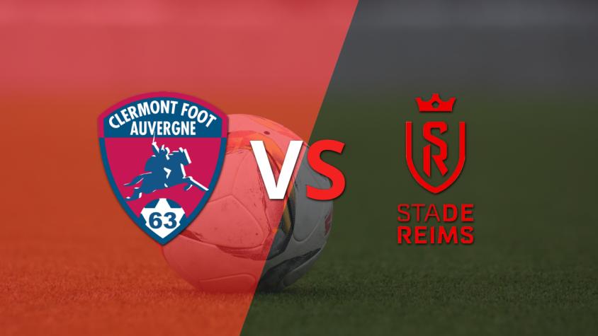 ¡Termina el primer tiempo! Clermont Foot y Stade de Reims se van a vestidores