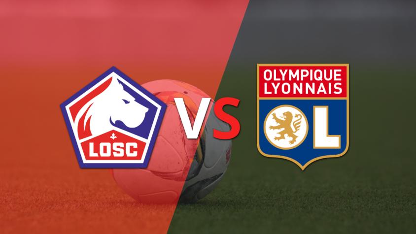 Olympique Lyon logró igualar en 2 el partido con Lille