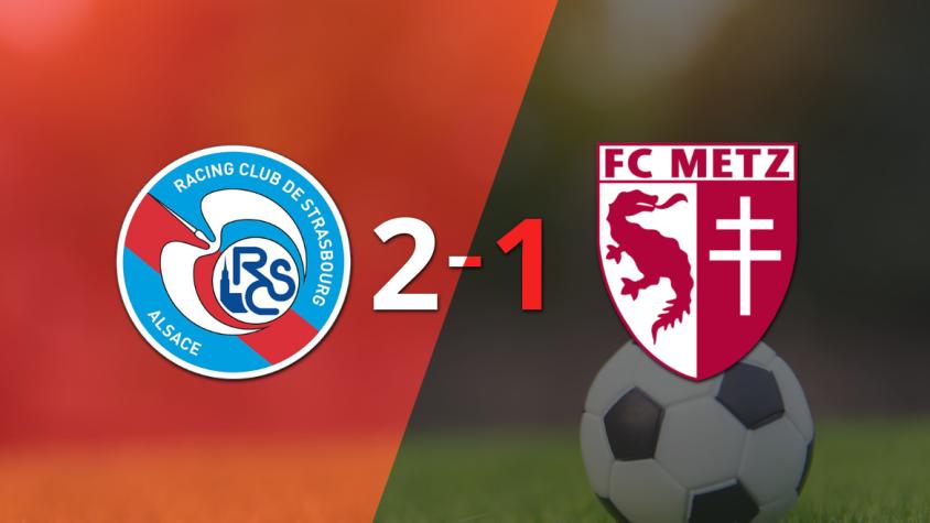 RC Strasbourg se lo dio vuelta a Metz y le ganó 2 a 1
