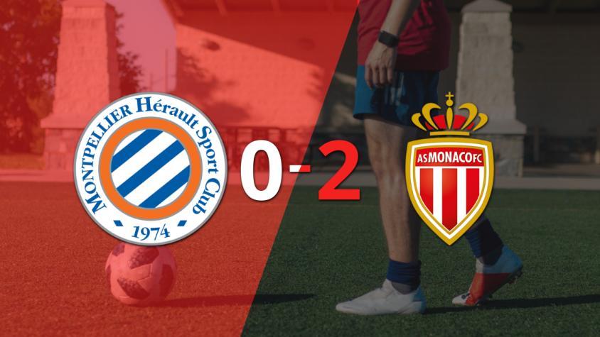 Montpellier no pudo ante la contundencia de Mónaco y perdió por 2 a 0