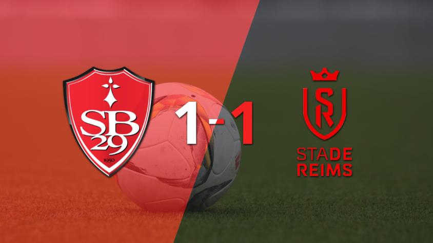 Stade Brestois y Stade de Reims igualaron 1 a 1