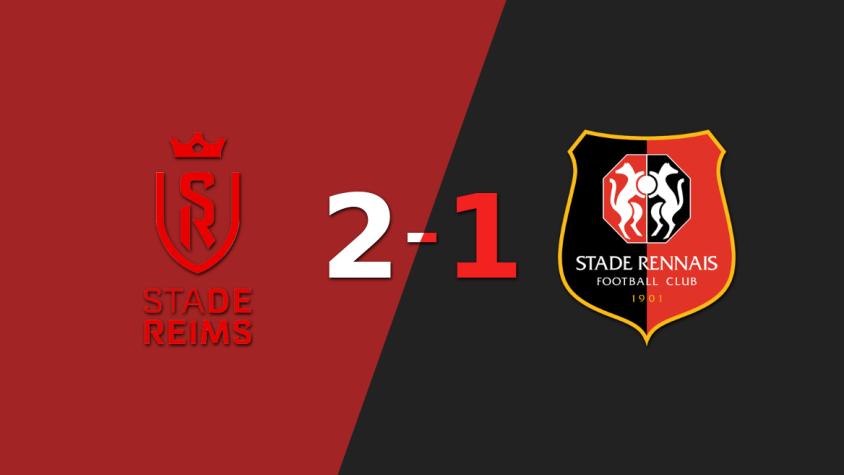 Stade de Reims logró una victoria como anfitrión por 2 a 1 frente a Stade Rennes