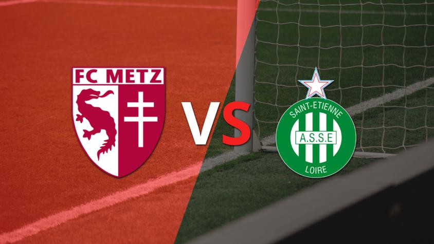 Saint Etienne se lo empató a Metz en el estadio Stade Saint-Symphorien