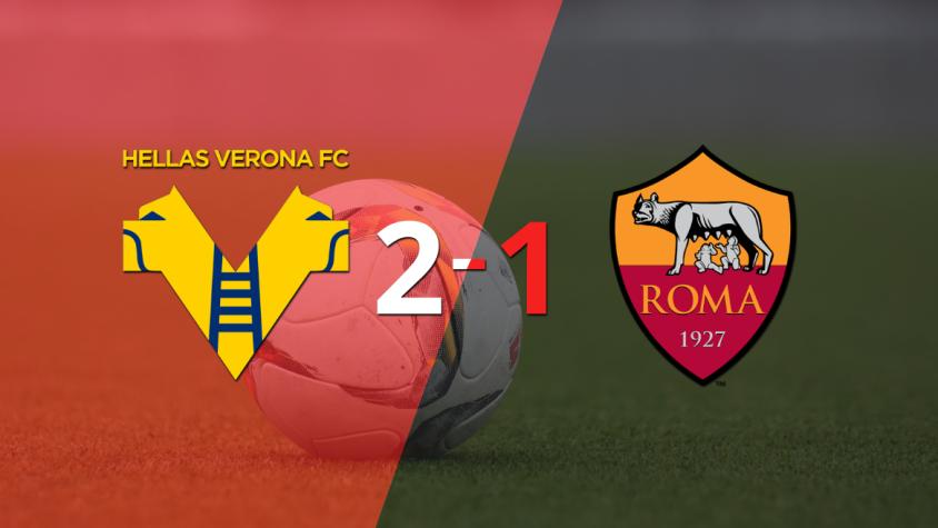 Roma no pudo en su visita a Hellas Verona y perdió 2 a 1
