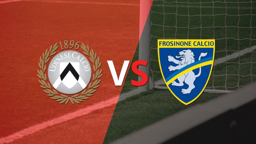 Termina el primer tiempo con empate en 0 entre Frosinone y Udinese