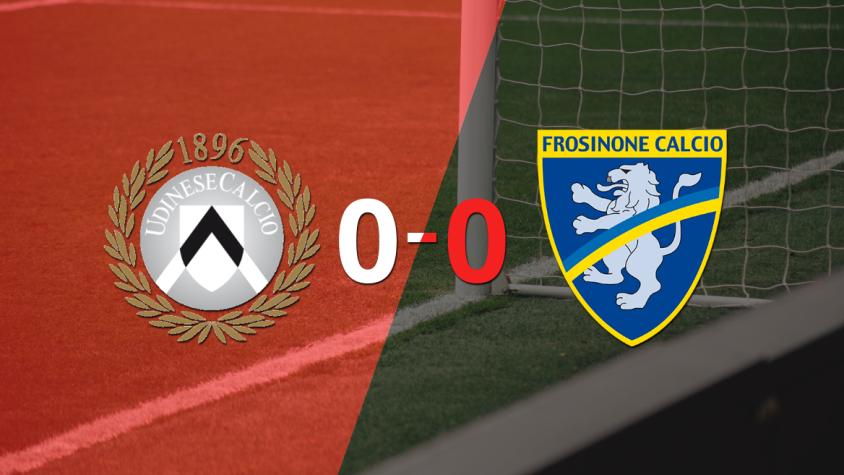 Sin goles, Udinese y Frosinone igualaron el partido