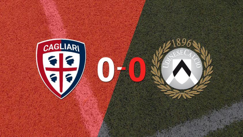 Cagliari y Udinese no se sacaron ventaja y terminaron sin goles