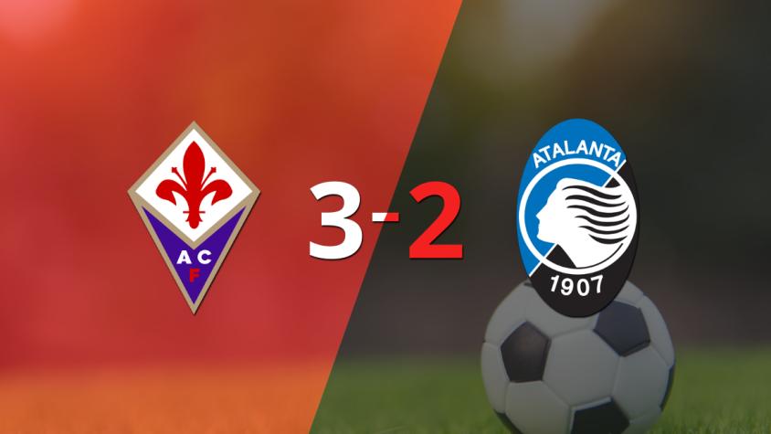 Partido de muchos goles y triunfo de Fiorentina sobre Atalanta