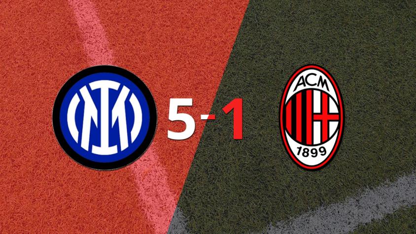 Inter se impone con un doblete de Henrikh Mkhitaryan por el "Derby della Madonnina"