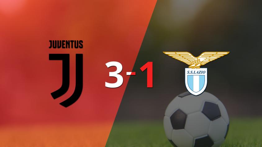 Con doblete de Dusan Vlahovic, Juventus derrotó a Lazio