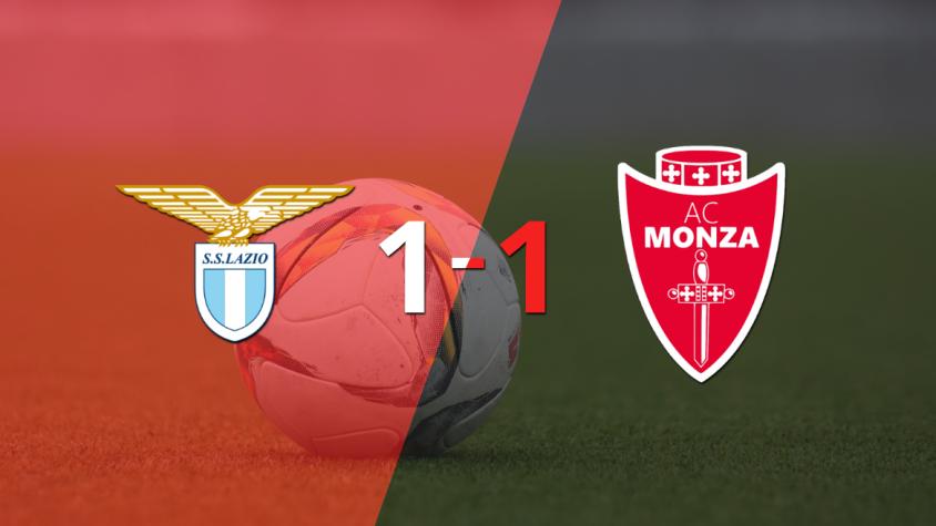 Lazio y Monza igualaron 1 a 1