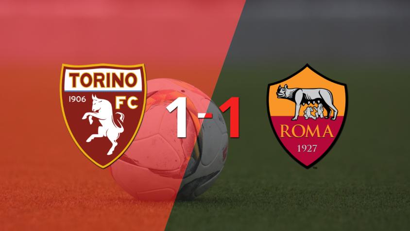 Reparto de puntos en el empate a uno entre Torino y Roma