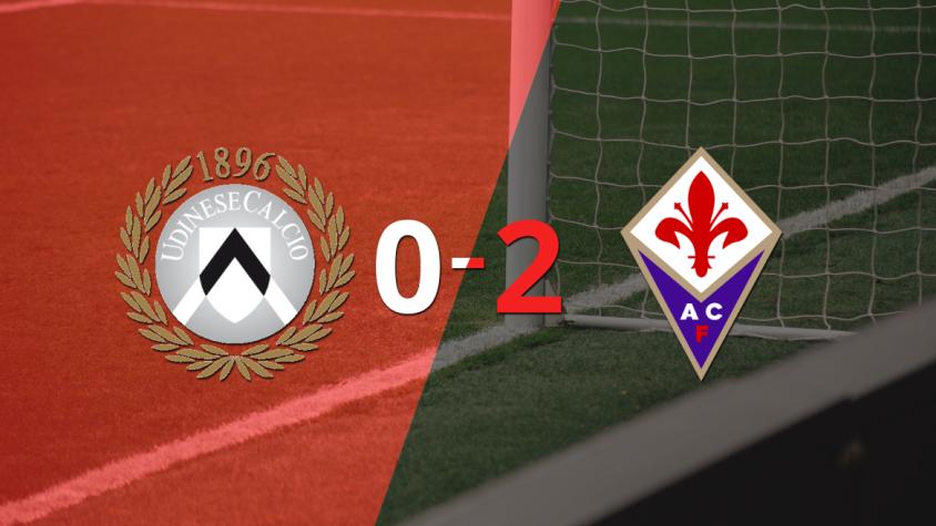 Fiorentina, de visitante, derrotó 2-0 a Udinese