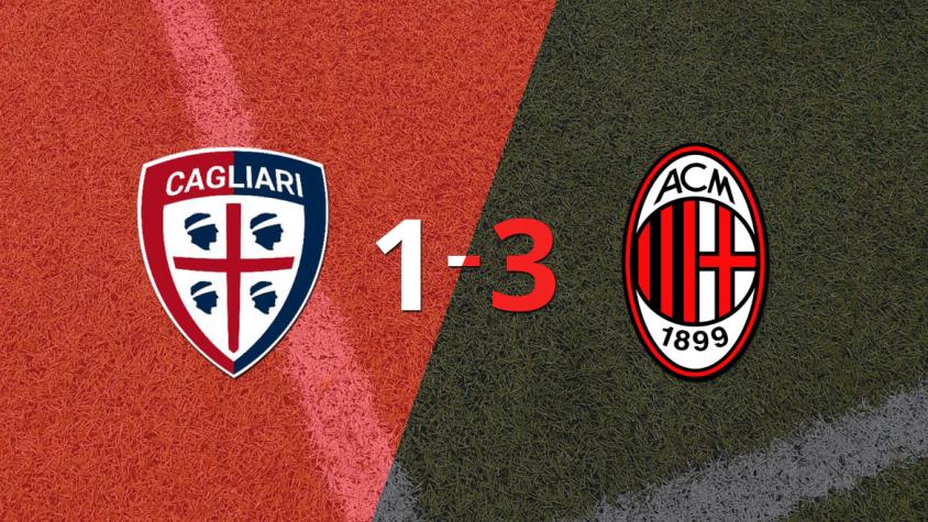 Milan venció en su casa a Cagliari por 3-1