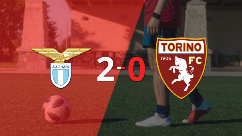Con dos goles, Lazio se impuso a Torino en el estadio Stadio Olimpico