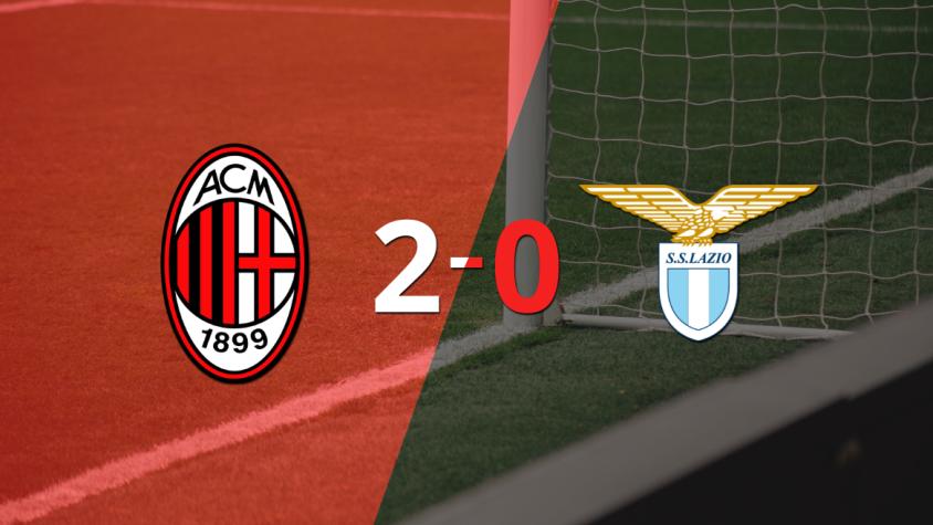 Milan derrotó 2-0 en casa a Lazio