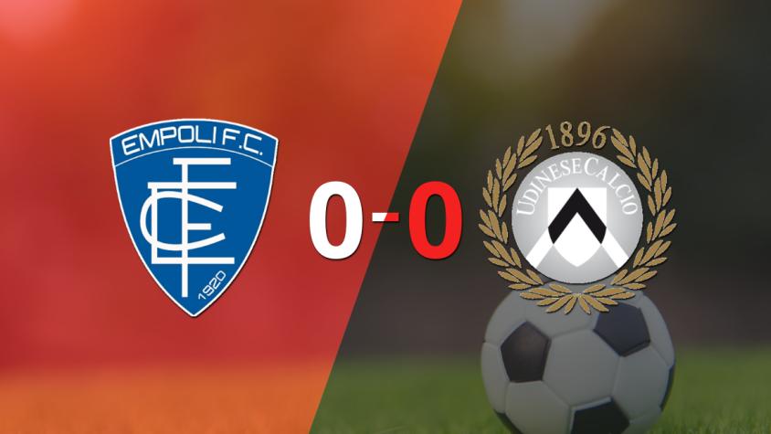 No hubo goles en el empate entre Empoli y Udinese
