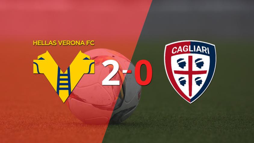 Derrota de Cagliari por 2-0 en su visita a Hellas Verona