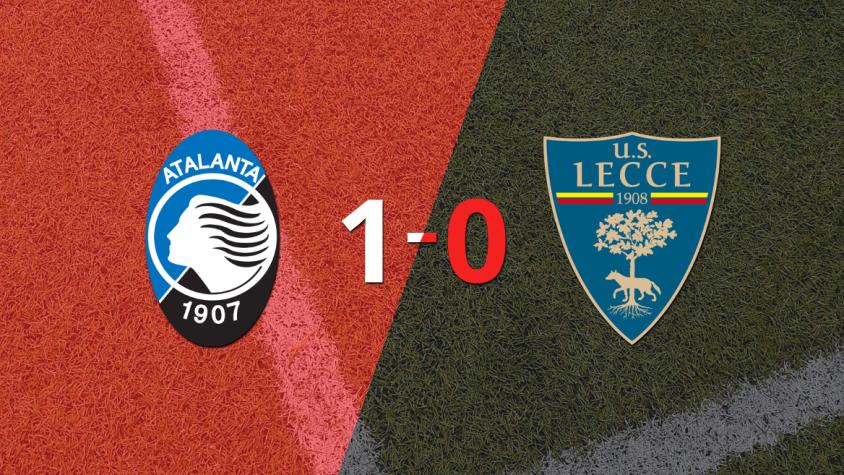 Atalanta le ganó 1-0 como local a Lecce