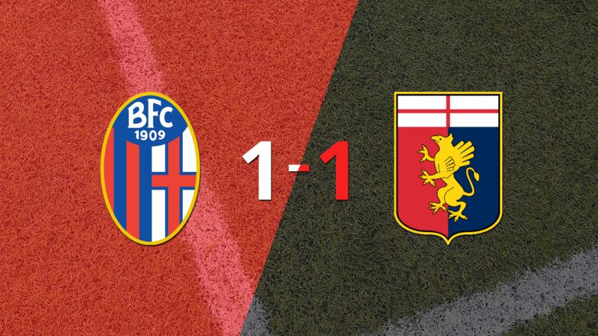 Bologna y Genoa empataron 1 a 1
