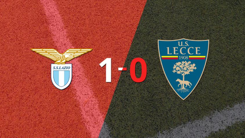 Lazio derrotó en casa 1-0 a Lecce