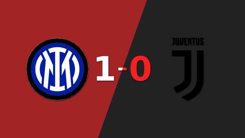 Inter pasó por encima a Juventus, al vencerlo en el "Derby d'Italia"