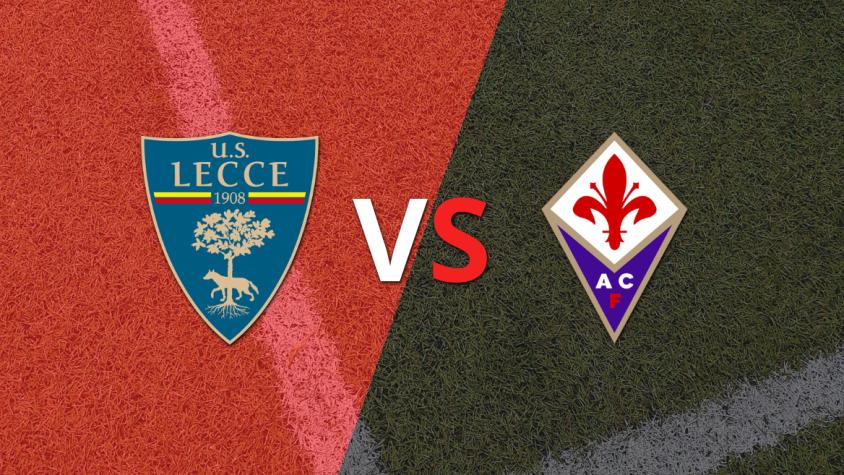Lecce luchará por vencer su racha negativa frente a Fiorentina