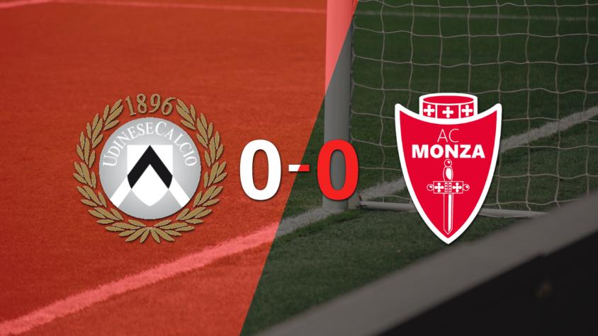 Sin goles, Udinese y Monza igualaron el partido