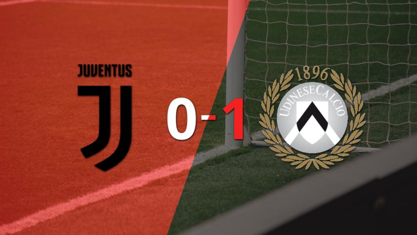 Juventus sufrió una derrota por 1-0 ante Udinese con el gol de Lautaro Giannetti