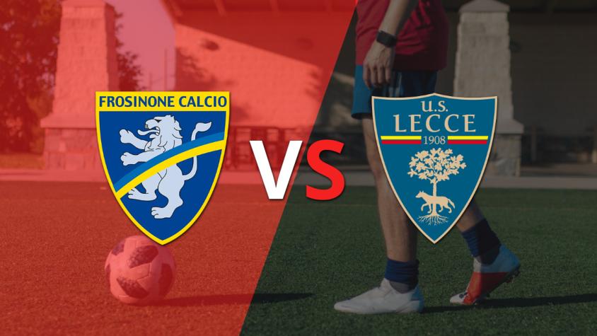 Lecce igualó el juego ante Frosinone