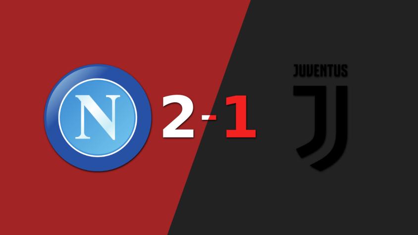 Con la mínima diferencia, Napoli venció a Juventus por 2 a 1