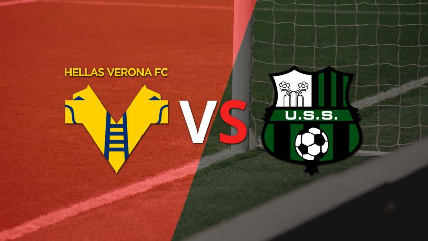 Hellas Verona se adelanta 1 a 0 frente a Sassuolo