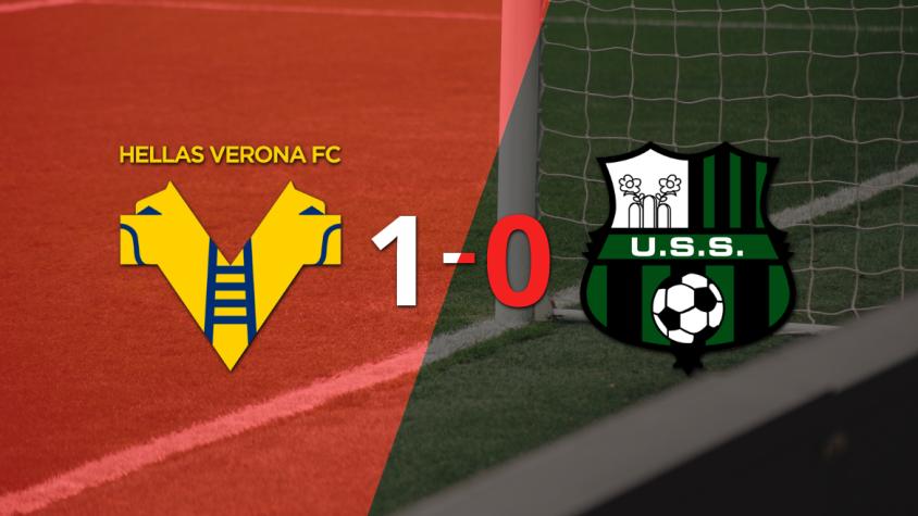 Con un solo gol, Hellas Verona derrotó a Sassuolo en el estadio Marcantonio Bentegodi