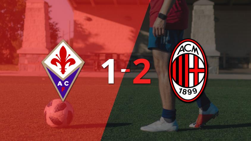 Milan consigue una estrecha victoria de 2 a 1 sobre Fiorentina