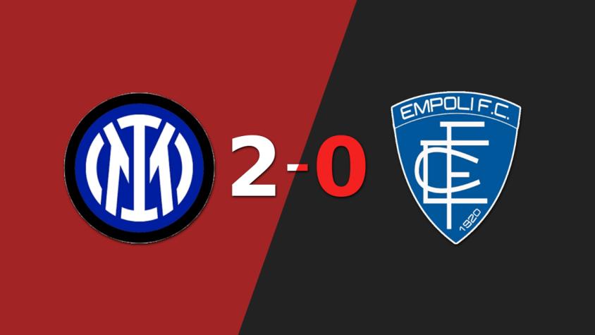 Inter celebró una victoria 2-0 sobre Empoli