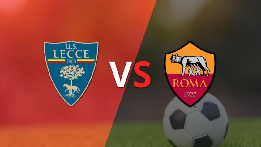 Lecce y Roma empatan sin goles en el inicio del segundo tiempo