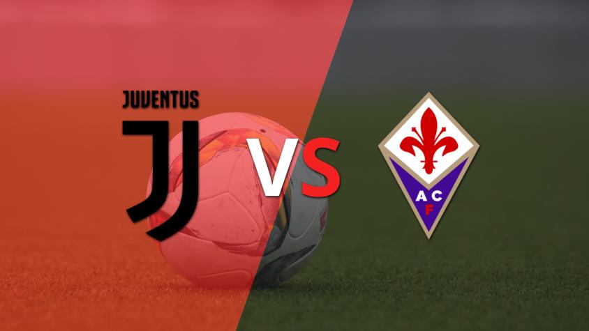 Juventus busca mantener la ventaja ante Fiorentina en la etapa complementaria