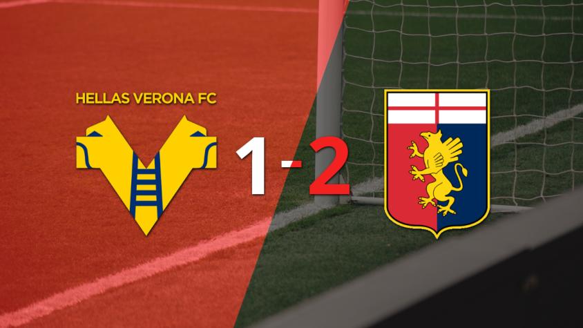 Genoa lo dio vuelta ante Hellas Verona y venció por 2 a 1