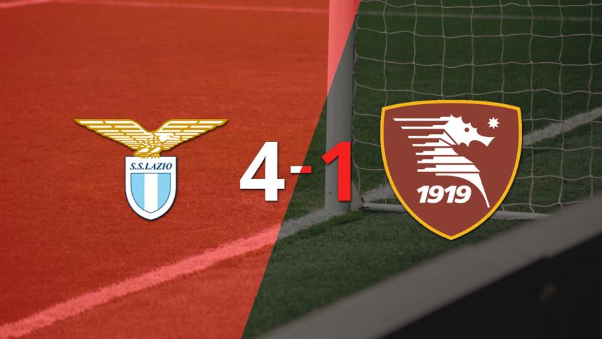 Salernitana cayó ante Lazio con dos goles de Felipe Anderson