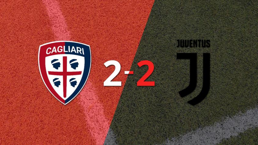 Cagliari y Juventus firman un empate en dos