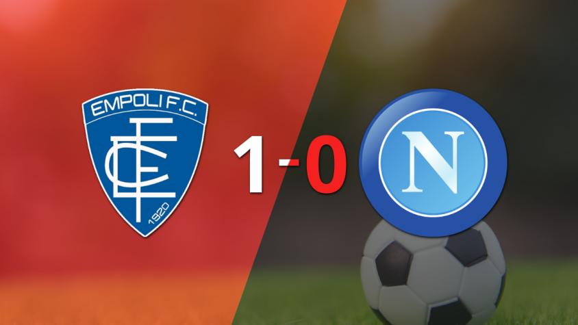 Empoli derrotó 1-0 a Napoli