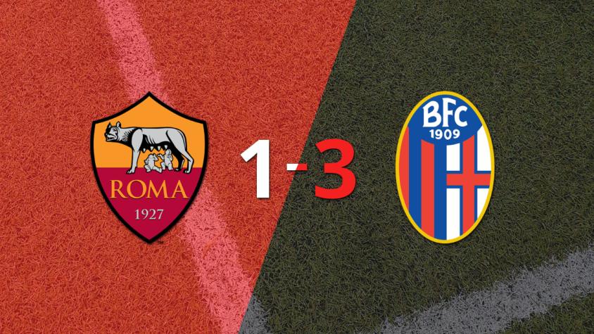 Dura derrota para Roma sucumbe ante la contundencia de Bologna y cae por 3 a 1