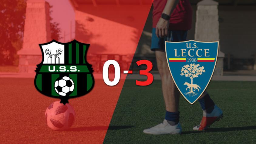 Lecce goleó a Sassuolo con un contundente 3 a 0