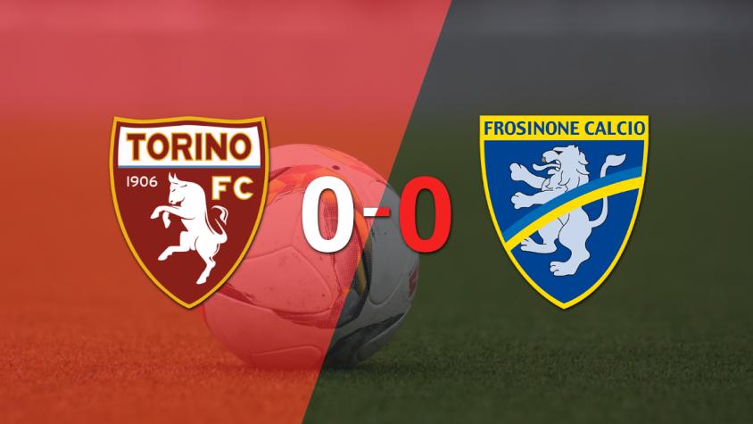 Cero a cero terminó el partido entre Torino y Frosinone