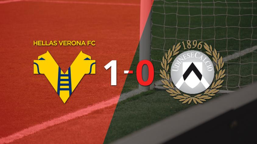 Con un solo gol, Hellas Verona derrotó a Udinese en el estadio Marcantonio Bentegodi