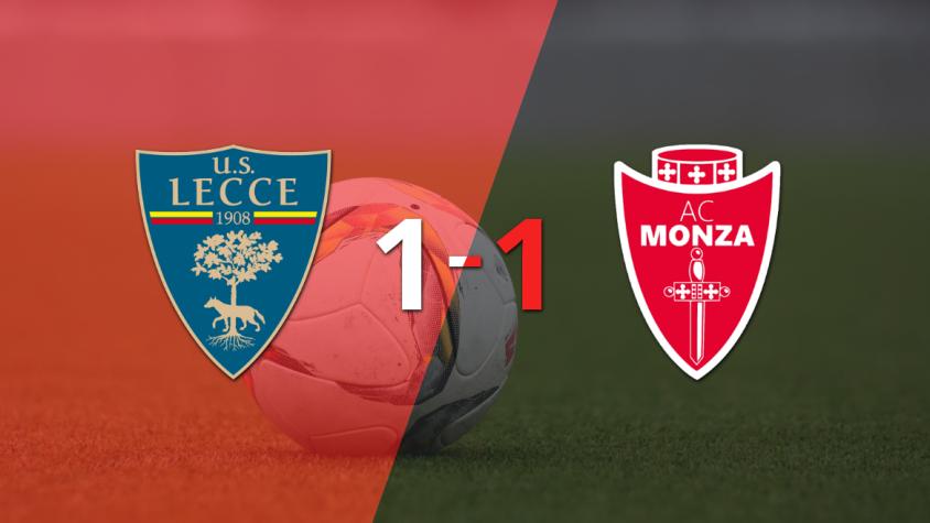 Reparto de puntos en el empate a uno entre Lecce y Monza