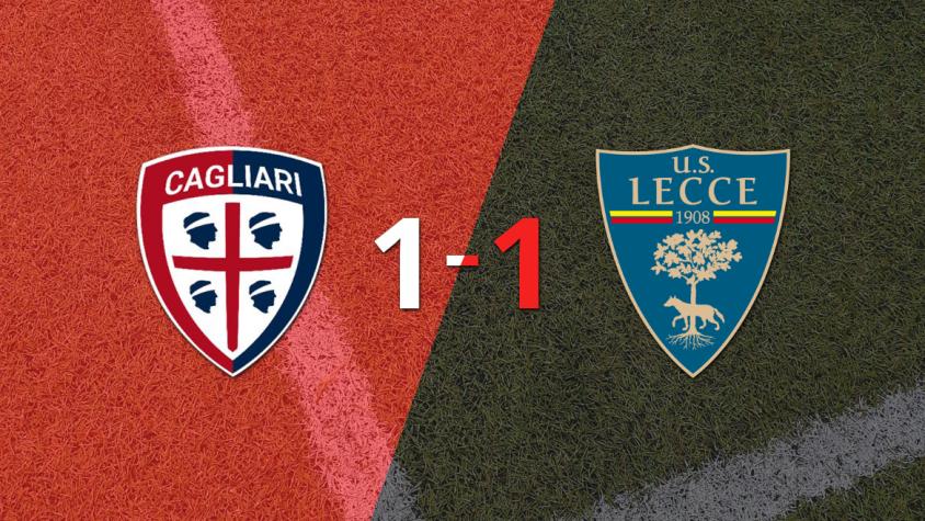 Cagliari y Lecce empataron 1 a 1