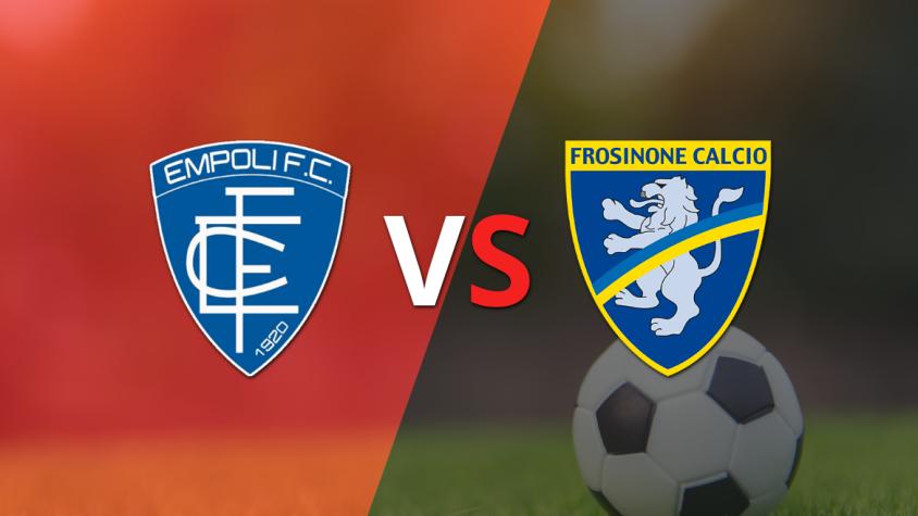 Con un empate en 0, empieza el segundo tiempo entre Empoli y Frosinone