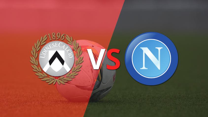 Udinese y Napoli  empatan 0-0 y se van al entretiempo